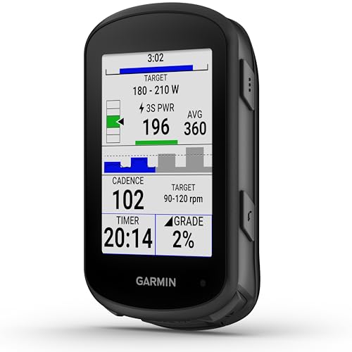Garmin Edge 540 - EU Central + West, GPS-Fahrradcomputer mit Tastenbedienung, 2,6 Zoll Farbdisplay, Europakarten, umfassenden Leistungsdaten, bis zu 26 Std Akkulaufzeit