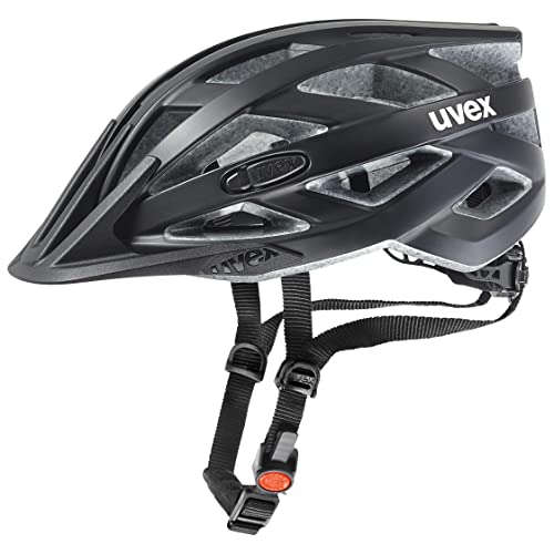 uvex i-vo cc - leichter Allround-Helm für Damen und Herren - individuelle Größenanpassung - erweiterbar mit LED-Licht - black matt - 56-60 cm