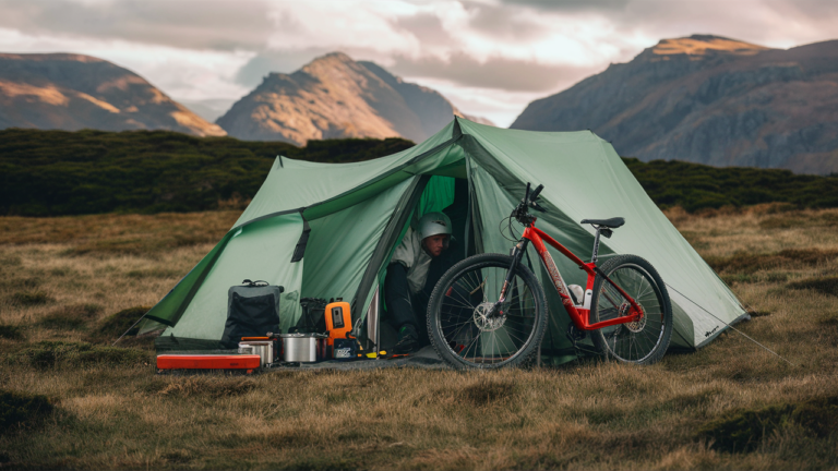 Rüste dich richtig aus, tritt in die Pedale und entdecke die Freiheit des Fahrrad-Campings!